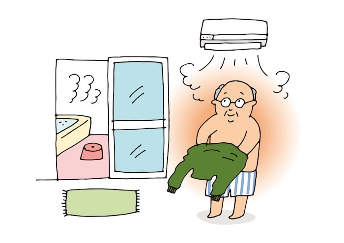 空調設備を活用した寒暖差対策